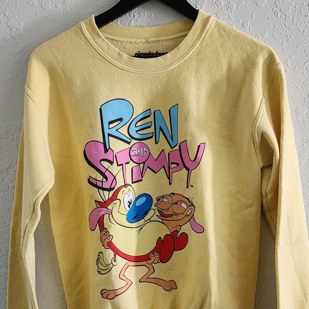 Ren and Stimpy Nickelodean Sweater